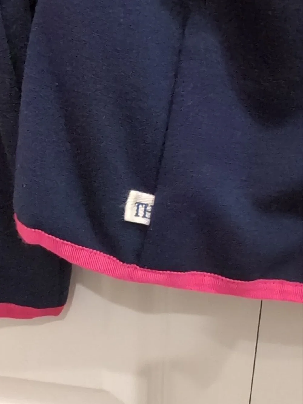Tommy Hilfiger Navy Blazer with Pink Trim
